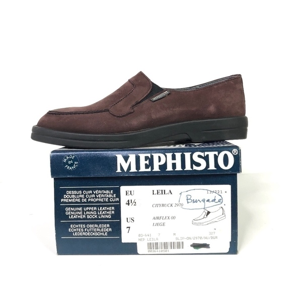 Mephisto LEILA Burgundy Suede Loafer - Picture 8 of 8